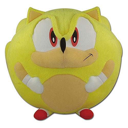 Great Eastern Entertainment Sonic The Hedgehog Super Sonic Ball Plush 8"