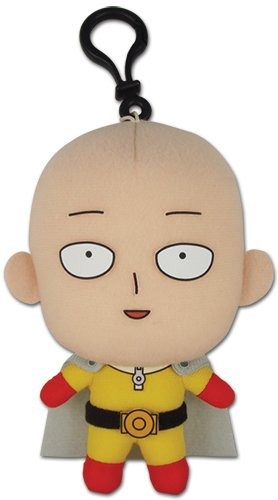 Great Eastern Entertainment One Punch Man - Saitama Collectible Plush Toy, 5"