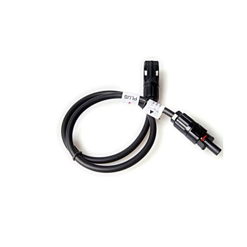 Renogy 1.5 Feet 12AWG Solar Extension Cable with MC4 Female and Male connectors