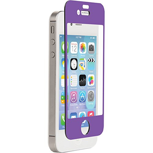 Znitro Glass Screen Protector for Apple iPhone 4/4s - Retail Packaging - Purple Bezel Znitro Glass Screen Protector for Apple iPhone 4/4s - Retail Packaging - Purple Bezel