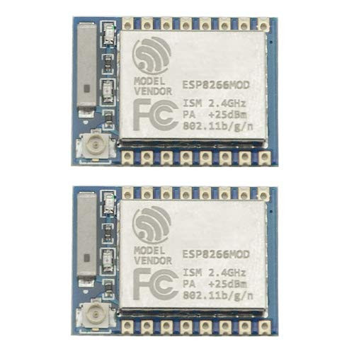 XLX 2PCS Mini ESP8266 Serial Module ESP-07 Converter for Arduino Compatible Programming with Household Power Systems Remote Wireless Control Internet Development Board