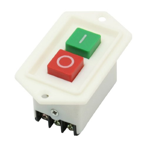 uxcell LC3-10 AC 380V 10A ON/OFF Start Stop Self-Locking Push Button Switch
