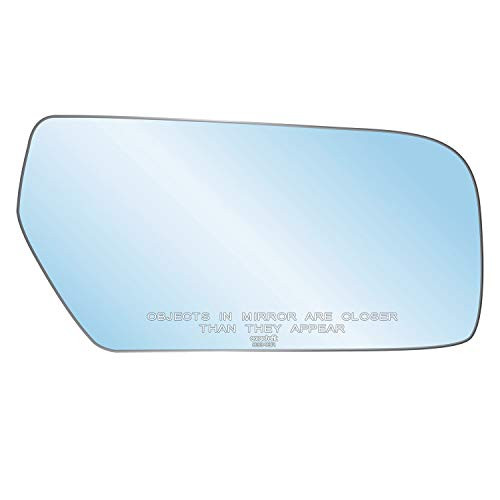 exactafit 8334BR Replacement Power Side Blue Mirror Glass Lens fits Passenger Right Hand RH for 2003-2007 Cadillac CTS by Rugged TUFF