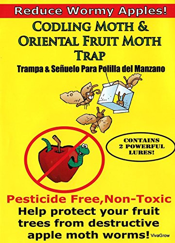 VivaTrap! Codling Moth And Oriental Fruit Moth Trap + Long Life Lure (2 Pack, 8 Week)