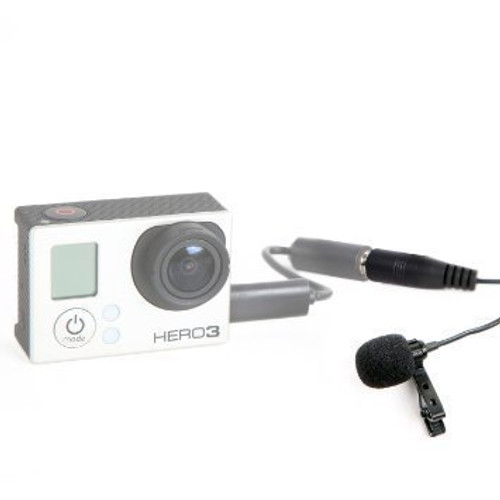 Miracle Sound Lavalier Lapel Clip-on Omnidirectional Condenser Microphone for GoPro HERO3, HERO3+ & HERO4 Miracle Sound Lavalier Lapel Clip-on Omnidirectional Condenser Microphone for GoPro HERO3, HERO3+ & HERO4