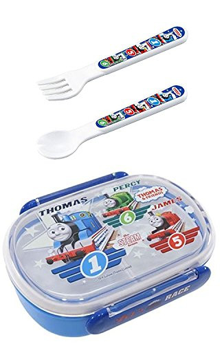 3 Thomas the Tank Engine Products - Lunch Box, Spoon and Fork