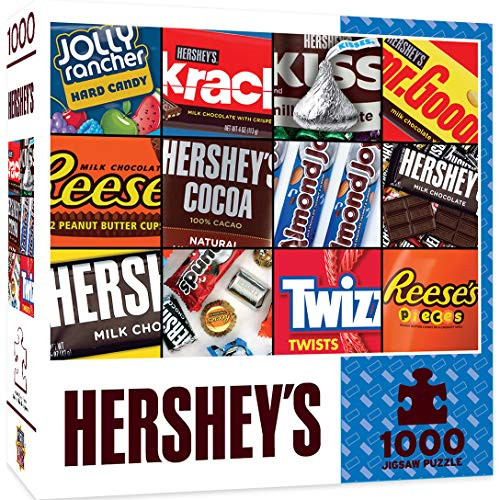 MasterPieces Hershey's Jigsaw Puzzle, Moments, Chocolate Collage, 1000 Pieces