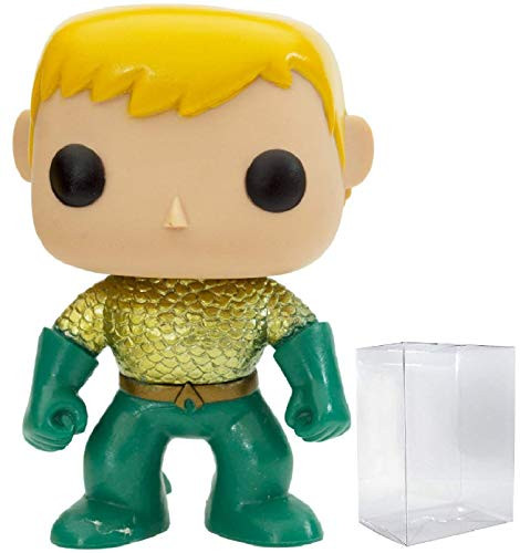 Funko Pop! DC Heroes: New 52 Aquaman PX Exclusive Vinyl Figure (Bundled with Pop Box Protector CASE)