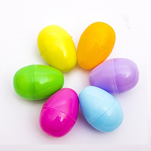 Fun Central AU111 144pcs Easter Eggs, Plastic Bright Egg, The Easter Egg, Easter Eggs, Colored Easter, Eggs, Bulk Easter Eggs, Bulk Plastic Easter Eggs, Easter Egg Surprise- Assorted