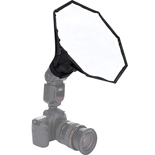 Vbestlife 30mm Flashlight Diffuser, Portable Universal Flash Flashlight Softbox Diffuser for External Speedlite