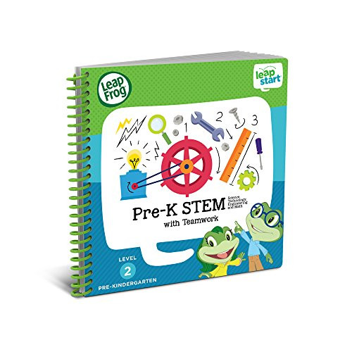 LeapFrog LeapStart Pre-Kindergarten Activity Book: Pre-K STEM (Science, Technology, Engineering, Math) and Teamwork (Requires LeapStart System)