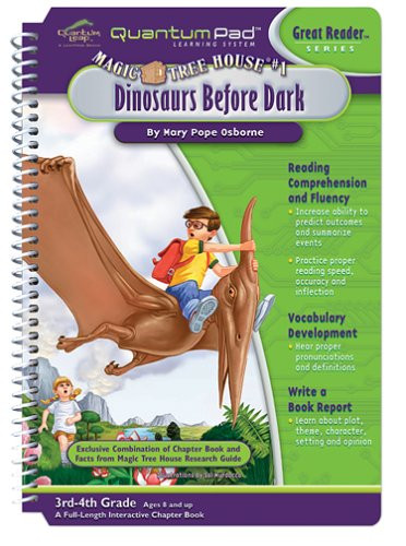 Quantum Pad Learning System: Magic Tree House - Dinosaurs Before Dark Interactive Book and Cartridge