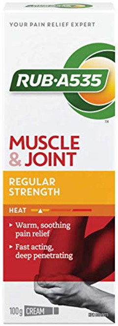 RUB A535 HEAT CREAM For Relief of Arthritis, Muscle Pain, Joint & Back Pain 100 g RUB A535 HEAT CREAM For Relief of Arthritis, Muscle Pain, Joint & Back Pain 100 g