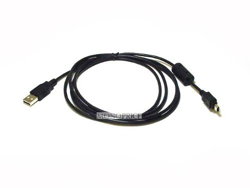 6FT A to mini-B 14pin USB cable w/ ferrites for FUJI DIGITAL CAMERA