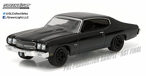 1970 Chevrolet Chevelle SS Black Bandit 1/64 by Greenlight 27860 B