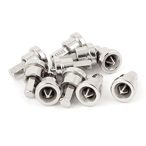 uxcell 1/4inch Hex Shank 6mm Bit Phillips Drywall Screw Setter Dimpler 10Pcs