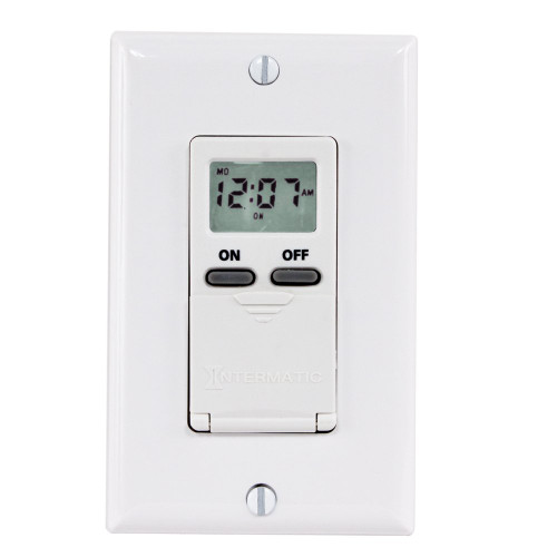 Intermatic IW505K 15-Amp Digital In-Wall Timer