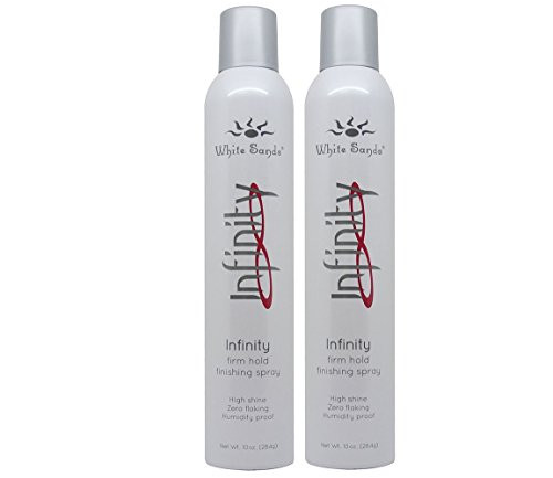 White Sands Infinity Spray Is a Firm Hold Flexible Styling Spray 2-Pack-10 Ounce For Finishing, Curling, Setting Hair Styles with Moveable Hold