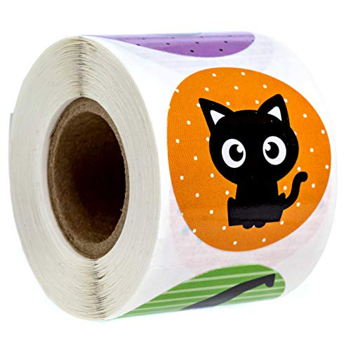 Halloween Character Stickers / 8 Alternating Designs / 250 Halloween Stickers