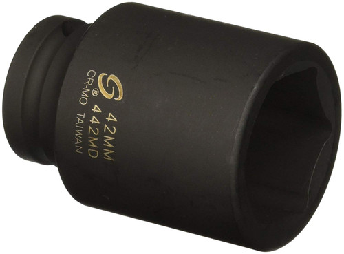 Sunex 442MD 3/4' Drive Deep 6 Point Metric Impact Socket 42mm