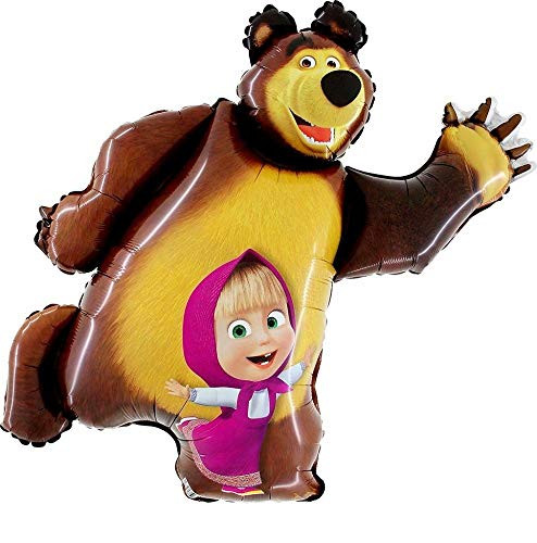 Masha and the Bear Super Shape Figure of Masha Balloon Party Supplies 35 inch