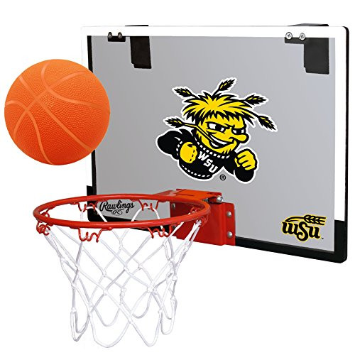 Jarden Sports Licensing NCAA Wichita State Shockers Game On Hoop Set, 18 X 12, Black