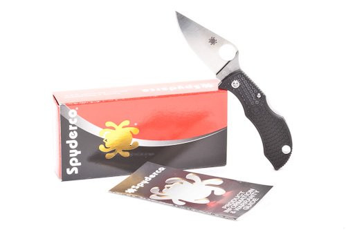 Spyderco Manbug black FRN PlainEdge