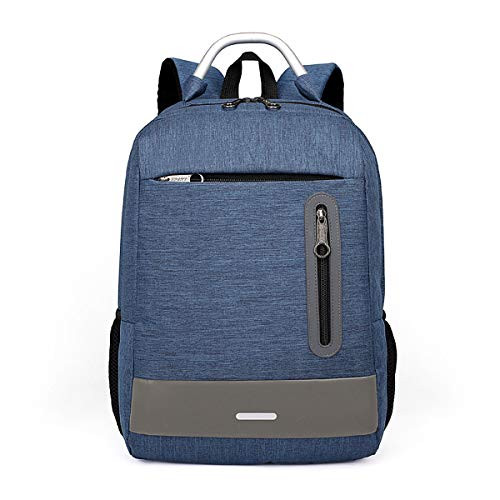 Laptop Backpack Large Computer Backpack for 14.1 Inch Laptop with USB Charging Port Water-Repellent School Travel Backpack Casual Daypack for Business/College/Women/Men (Navy Blue)