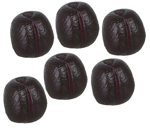 Falcon Miniatures Dollhouse Miniature Six Purple Plums
