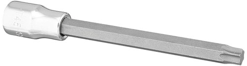 SK Hand Tool 42595 Torx T45 3/8-Inch Long Drive Bit Socket, Chrome