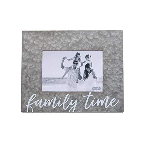 Mud Pie Family Time Tin Picture Frame