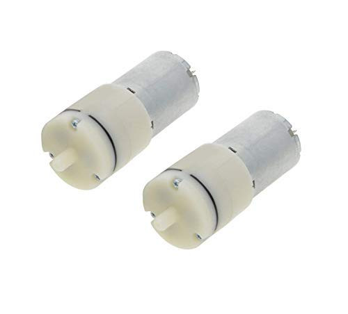 Cyful 2pcs DC 6V Micro 370 Air Pump Motor Low Noise for DIY Project Accessory