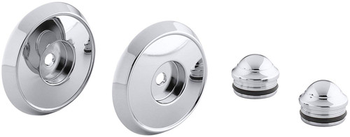 KOHLER K-349-CP Forte/Bancroft Slide Bar Trim Kit, Polished Chrome
