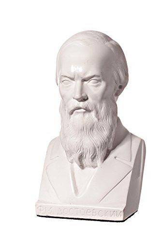 danila-souvenirs Russian Writer Fyodor Dostoyevsky/Dostoevsky Marble Bust Statue Sculpture 5.5''