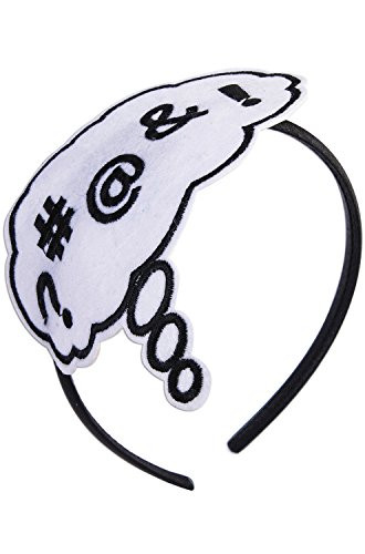 Forum Novelties Comic Headband, White, Standard