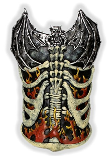 Forum Novelties Men's Medieval Fantasy-Bone Chest, White, Standard