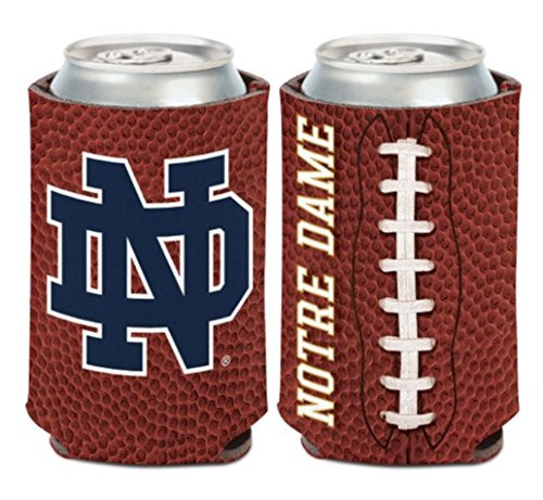 WinCraft NCAA Notre Dame Fighting Irish Football 1 Pack 12 oz. 2-Sided Can Cooler