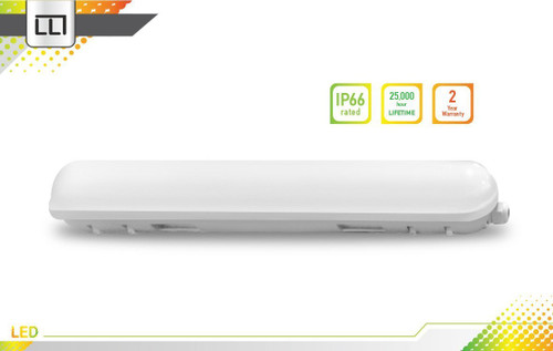 LLT LED Garage Vapor Proof Fixture 2ft 18W 5000K IP66 - Daylight LLT LED Garage Vapor Proof Fixture 2ft 18W 5000K IP66 - Daylight