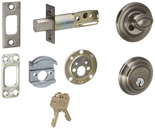 Baldwin Estate 8231.112.PAT Low Profile Traditional Single Cylinder Deadbolt in Venetian Bronze