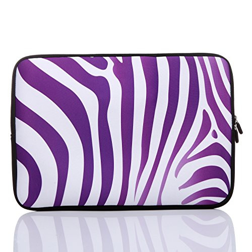 15-Inch to 15.6-Inch Neoprene Laptop Sleeve Case for 15 15.4 15.6" Inch ACER/DELL/ASUS/HP/Lenovo/Sony/Samsung/Toshiba (15-15.6 Inch, Purple)