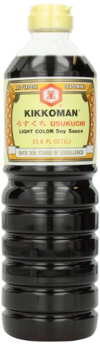 Kikkoman Usukuchi Soy Sauce, 33.8-Ounce (Pack of 3)