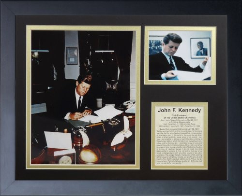 Legends Never Die "John F. Kennedy II Framed Photo Collage, 11 x 14-Inch