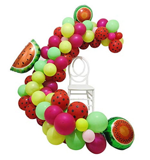 Watermelon Party Supplies - 82 Pack Matte Balloons Polka Dot Balloons Watermelon Foil Balloons Garland & Arch Kit for Watermelon Themed Party Decoration, Baby Shower, Birthday Party Supplies Watermelon Party Supplies - 82 Pack Matte Balloons Polka Dot Balloons Watermelon Foil Balloons Garland & Arch Kit for Watermelon Themed Party Decoration, Baby Shower, Birthday Party Supplies