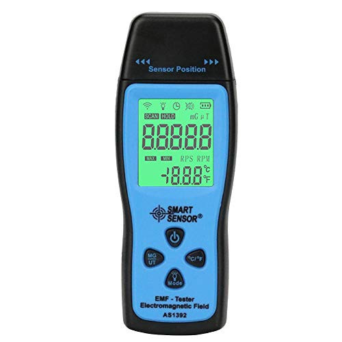EMF Meter Electromagnetic Field Radiation Detector Handheld Mini Digital LCD EMF Detector Dosimeter Tester Counter EMF Meter Electromagnetic Field Radiation Detector Handheld Mini Digital LCD EMF Detector Dosimeter Tester Counter