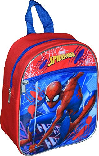 Marvel Spider-Man 10" Mini Backpack With Heat Seal 3D Character Logos