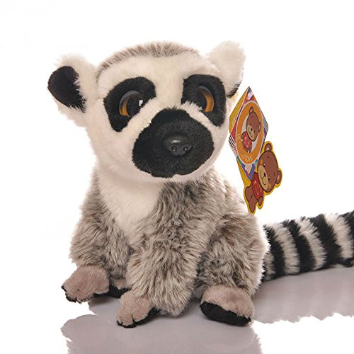 Honey Candy 7-Inch Simulation Mini Lemur Plush Toy Plush Stuffed Toys