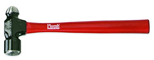 Plumb 11522 40 Oz. Ball Pein Hammer With Hickory Hammer, Black