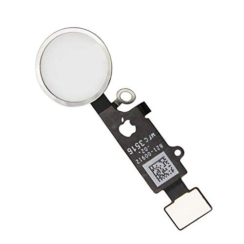 Afeax Compatible with Apple iPhone Home Button Main Key Flex Cable Replacement for iPhone 7 and 7 Plus (Silver)