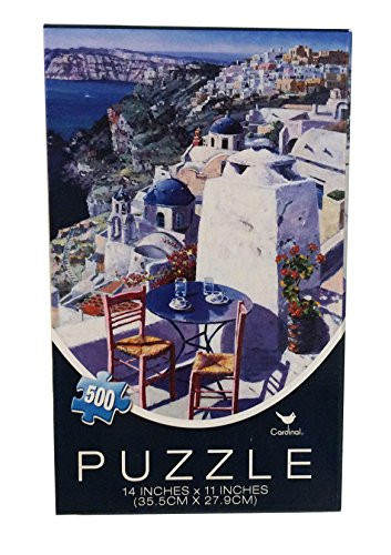 Cardinal Industries Jigsaw Puzzle Table for Two with a View