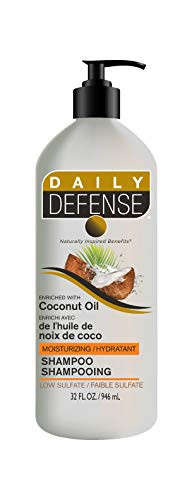 Daily Defense Shampoo Coconut Oil, 32 fl oz